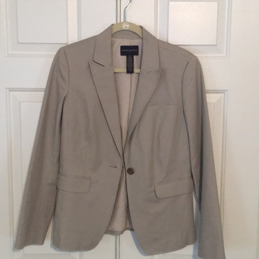 Banana Republic Stretch Blazer Size 10